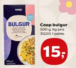 Kvickly Coop bulgur tilbud