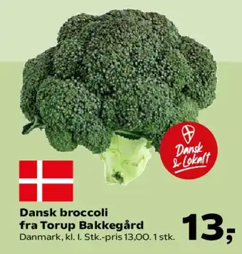 Kvickly Dansk broccoli fra Torup Bakkegård tilbud