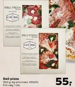 Kvickly Deli pizza tilbud