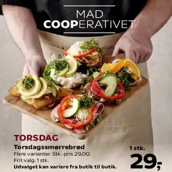 Kvickly Torsdagssmørrebrød tilbud
