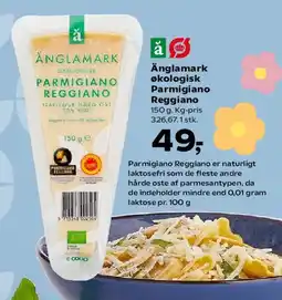 Kvickly Änglamark økologisk Parmigiano Reggiano tilbud