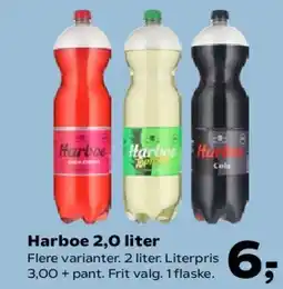 Kvickly Harboe 2,0 liter tilbud