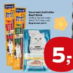 Kvickly Gourmet Gold eller Beef Stick tilbud