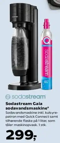Kvickly Sodastream Gaia sodavandsmaskine tilbud