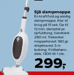 Kvickly Sjø dampmoppe tilbud