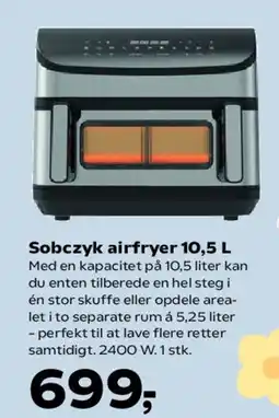 Kvickly Sobczyk airfryer 10,5 L tilbud