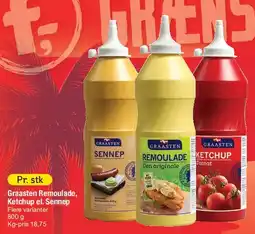 Fakta Tyskland Graasten Remoulade / Ketchup / Sennep tilbud