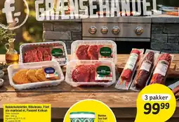 Fakta Tyskland 3 pakker - Nakkekoteletter, Ribsteaks, Filet ala mørbrad eller Paneret Kalkun tilbud