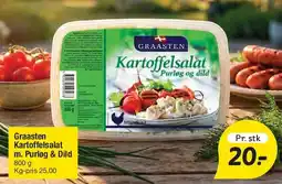 Fakta Tyskland Graasten Kartoffelsalat m. Purløg & Dild tilbud