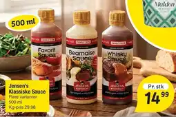 Fakta Tyskland Jensen's Klassiske Sauce tilbud