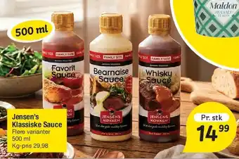 Fakta Tyskland Jensen's Klassiske Sauce tilbud
