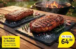 Fakta Tyskland Tysk Ribeye el. Oksesteg tilbud