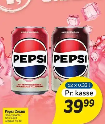 Fakta Tyskland Pepsi Cream tilbud