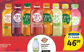 Fakta Tyskland Aqua d'Or Ice Tea & Sparkles tilbud