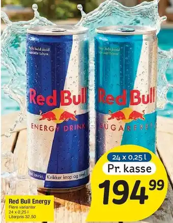 Fakta Tyskland Red Bull Energy tilbud