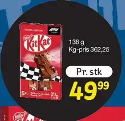 Fakta Tyskland KitKat (standard pakke) tilbud