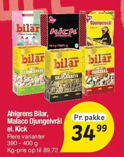 Fakta Tyskland Ahlgrens Bilar / Malaco Djungelvrål / Kick tilbud