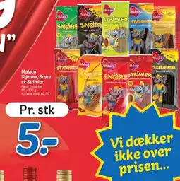 Fakta Tyskland Malaco Stjerner, Snøre el. Strimler tilbud