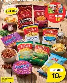 Fakta Tyskland Taffel Chips el. Snacks tilbud
