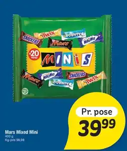 Fakta Tyskland Mars Mixed Mini tilbud
