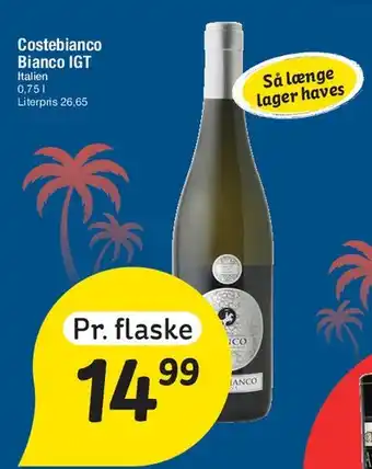 Fakta Tyskland Costebianco Bianco IGT tilbud