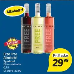 Fakta Tyskland Bree Free (Alkoholfri) tilbud