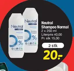 Fakta Tyskland Neutral Shampoo Normal tilbud