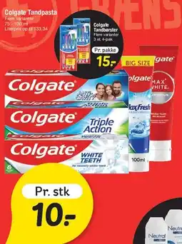 Fakta Tyskland Colgate Tandpasta tilbud