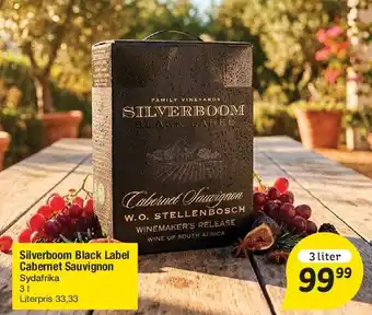 Fakta Tyskland Silverboom Black Label Cabernet Sauvignon tilbud