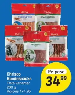 Fakta Tyskland Chrisco hundesnacks (stor pose) tilbud