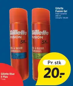 Fakta Tyskland Gillette Fusion Gel tilbud