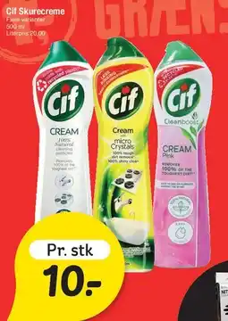 Fakta Tyskland Cif Cream (Skurecreme) tilbud