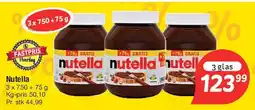 Fakta Tyskland Nutella (3 glas) tilbud