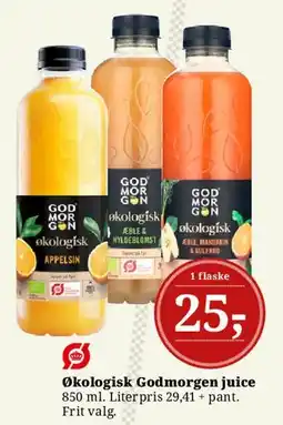 Dagli'Brugsen Økologisk Godmorgen juice tilbud
