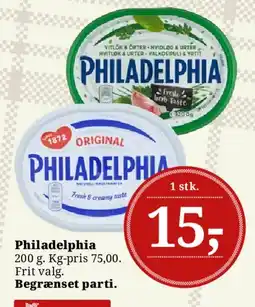 Dagli'Brugsen Philadelphia tilbud