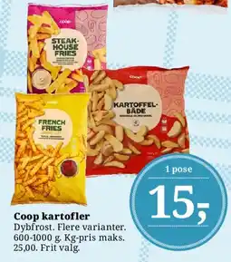 Dagli'Brugsen Coop kartofler tilbud