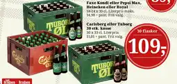 Dagli'Brugsen Carlsberg eller Tuborg (kasse) tilbud