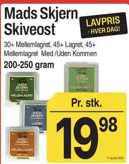 ABC Lavpris Mads Skjermost Skiveost tilbud