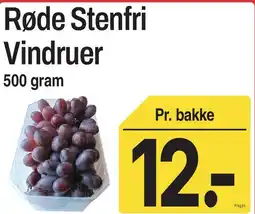 ABC Lavpris Røde Stenfri Vindruer tilbud