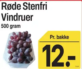 ABC Lavpris Røde Stenfri Vindruer tilbud