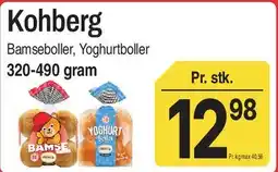 ABC Lavpris Kohberg Bamseboller / Yoghurtboller tilbud