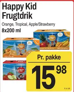ABC Lavpris Happy Kid Frugtdrik tilbud