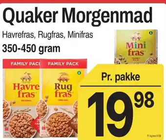 ABC Lavpris Quaker Morgenmad tilbud
