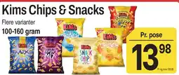 ABC Lavpris Kims Chips & Snacks tilbud