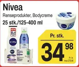 ABC Lavpris Nivea Renseprodukter, Bodycreme tilbud