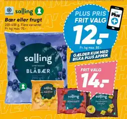 Bilka Bær eller frugt tilbud