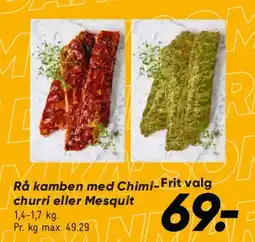 Bilka Rå kamben med chili tilbud