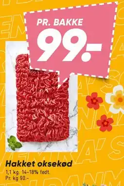 Bilka Hakket oksekød tilbud