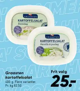 Bilka Graasten kartoffelsalat tilbud