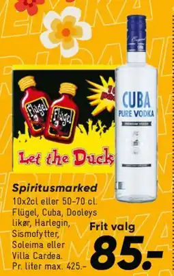 Bilka Assorted spirits (Cuba bottle & mixed spirits) tilbud